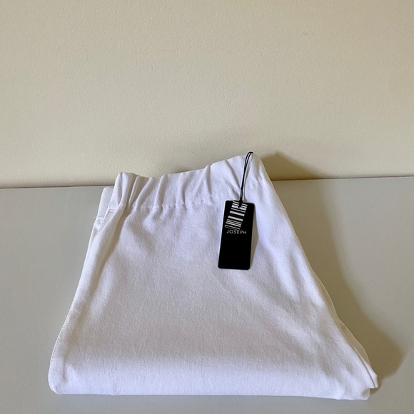 Joseph white stretch gabardine leggings mid-rise size US8 FR40 NWT - Picture 7 of 14